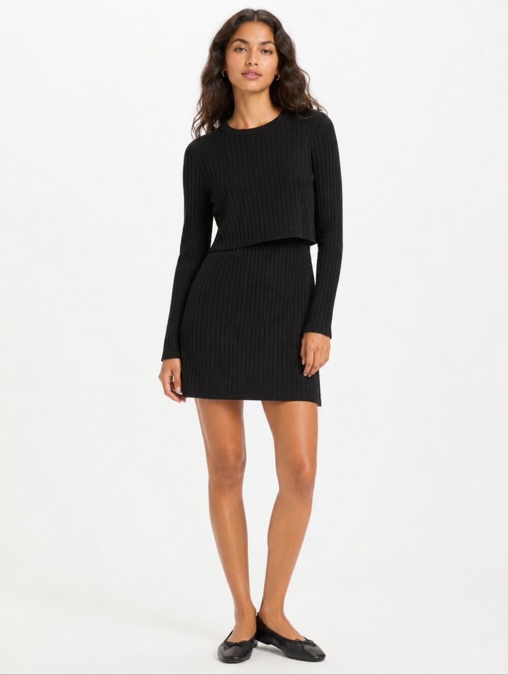 Abercrombie & Fitch Black Long Sleeve Dress XS